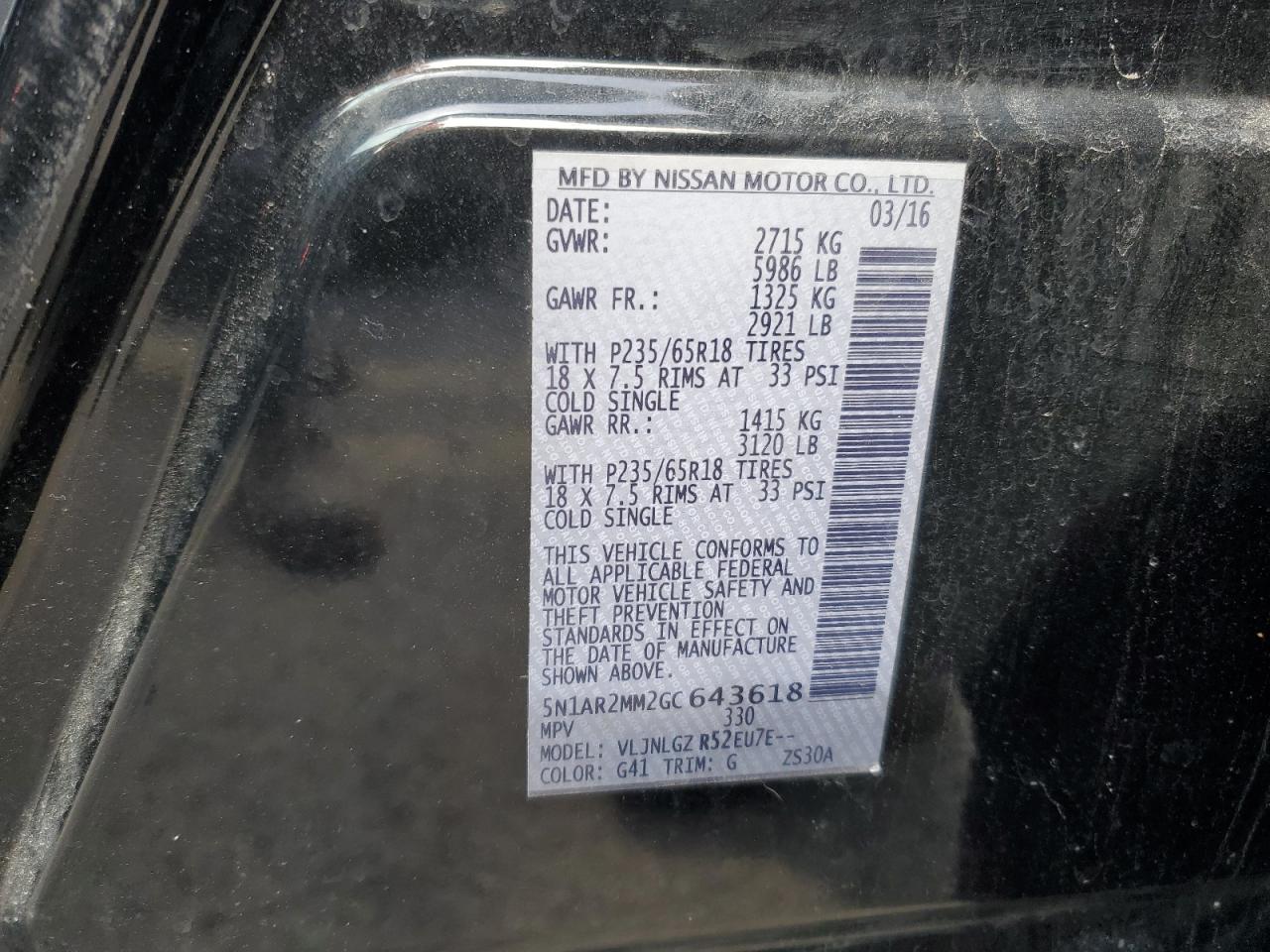 2016 Nissan Pathfinder - Image 14