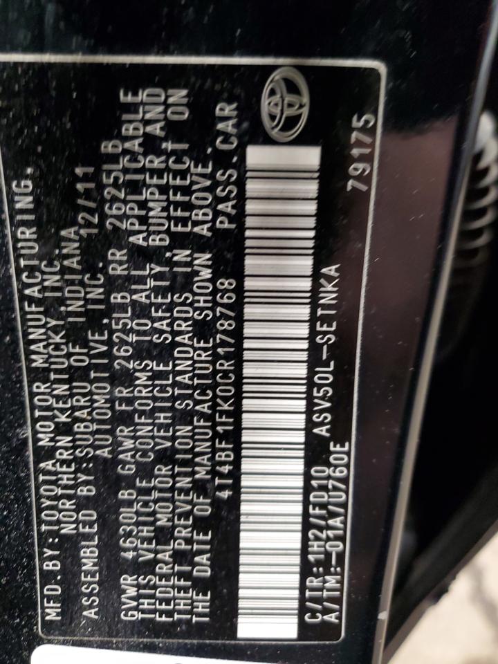 2012 Toyota Camry - Image 13