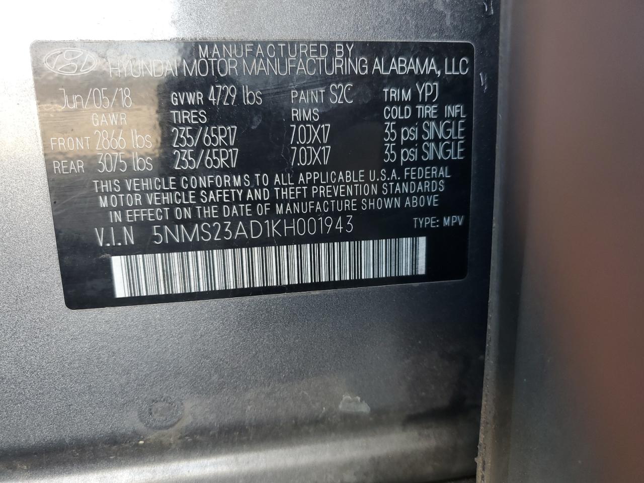 2019 Hyundai Santa Fe - Image 14