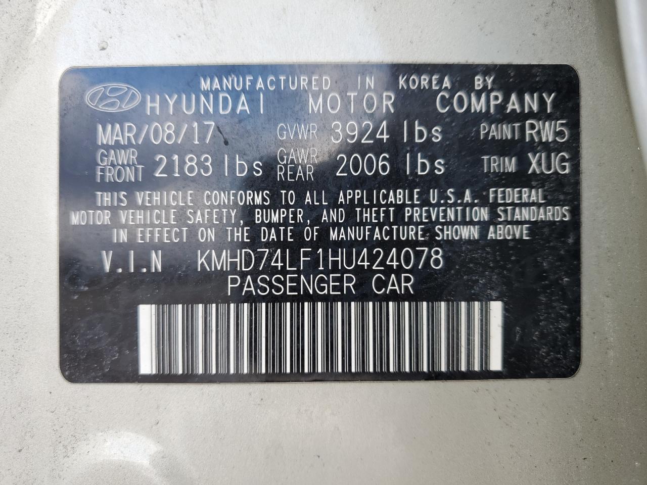 2017 Hyundai Elantra - Image 12