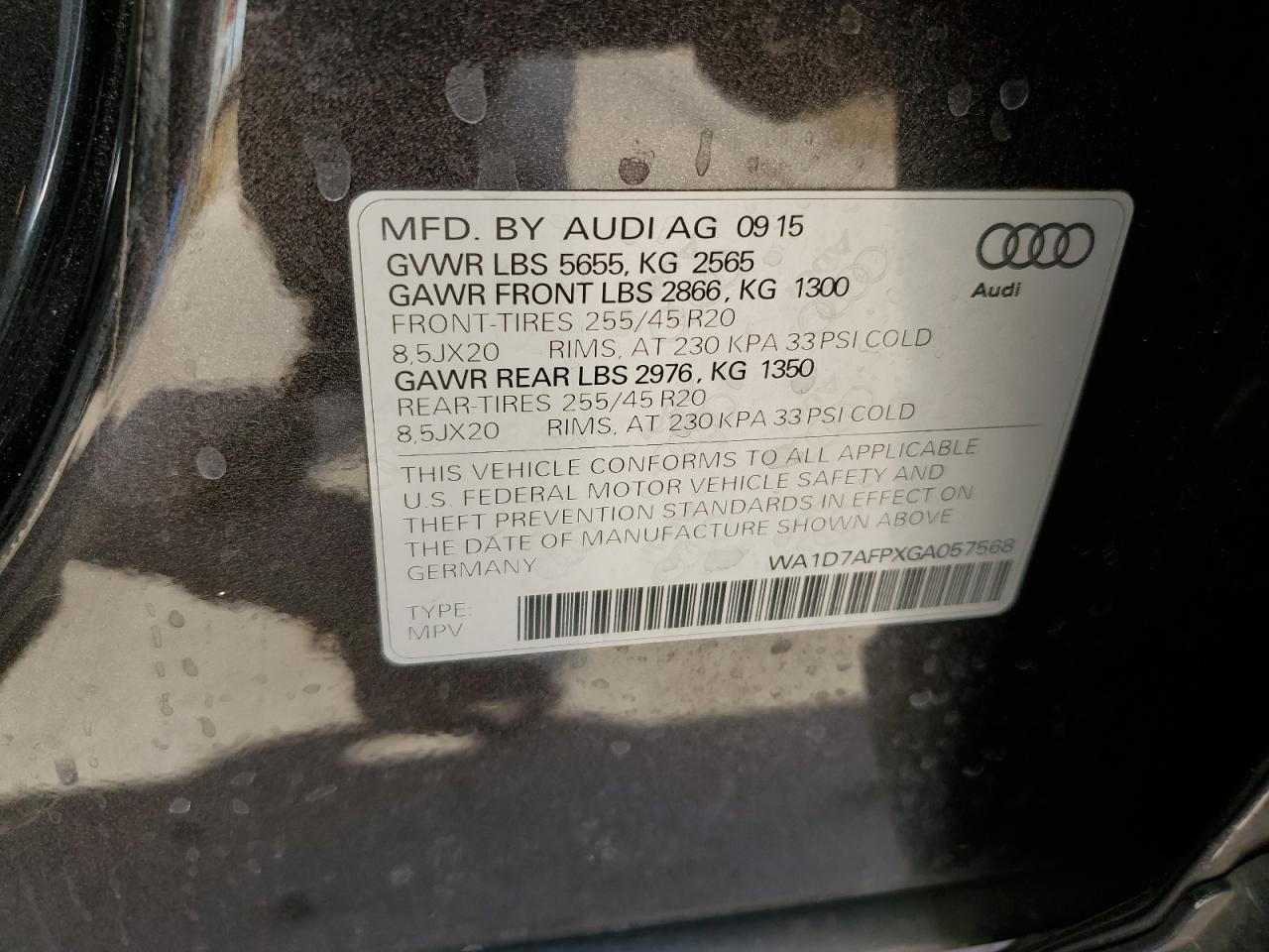2016 Audi Q5 - Image 15