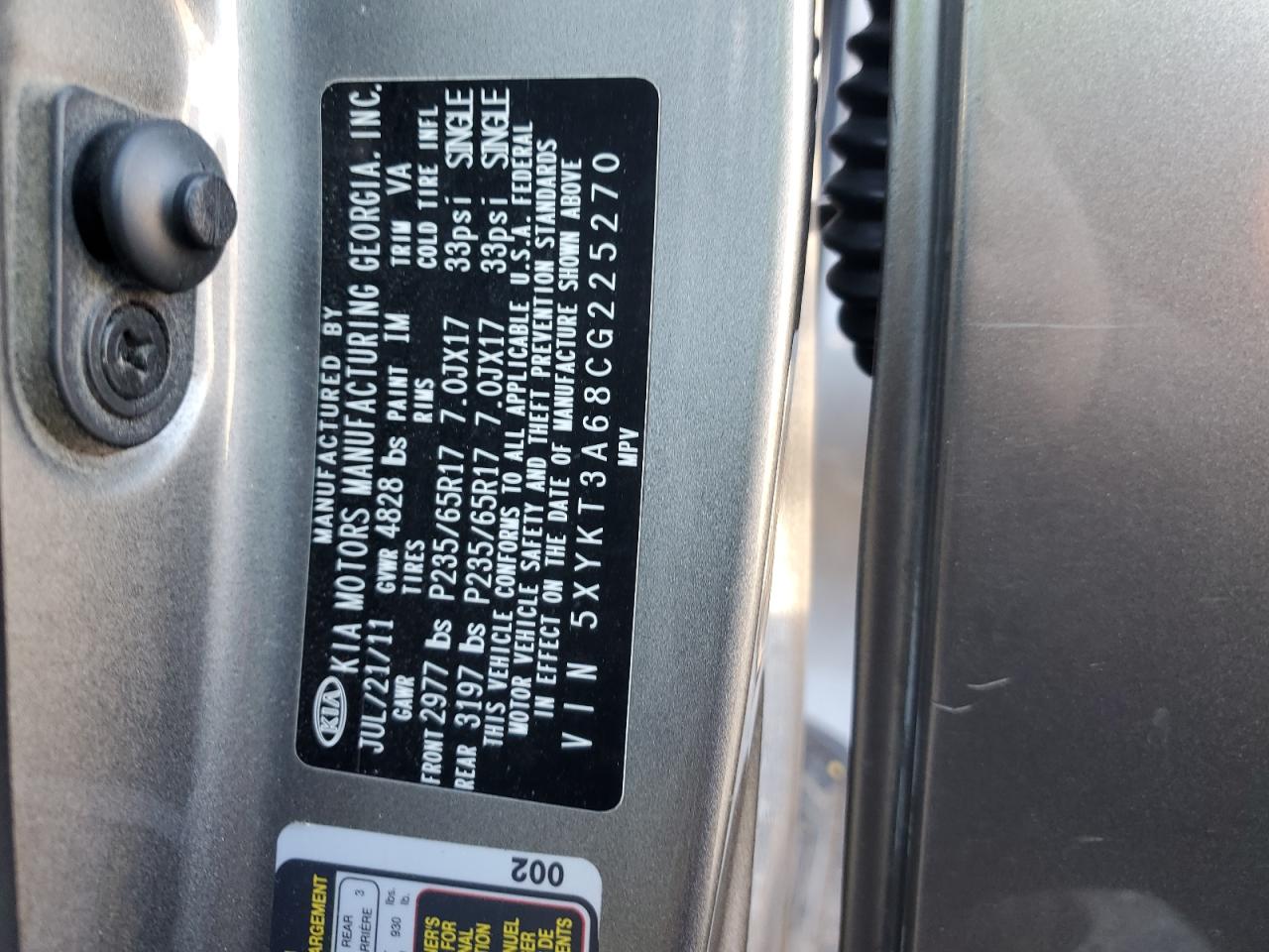 2012 Kia Sorento - Image 15