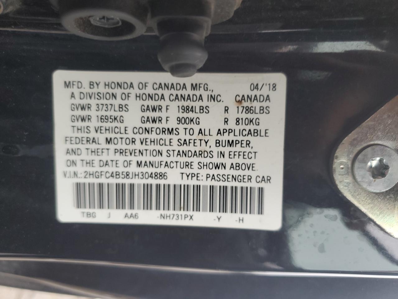 2018 Honda Civic - Image 12