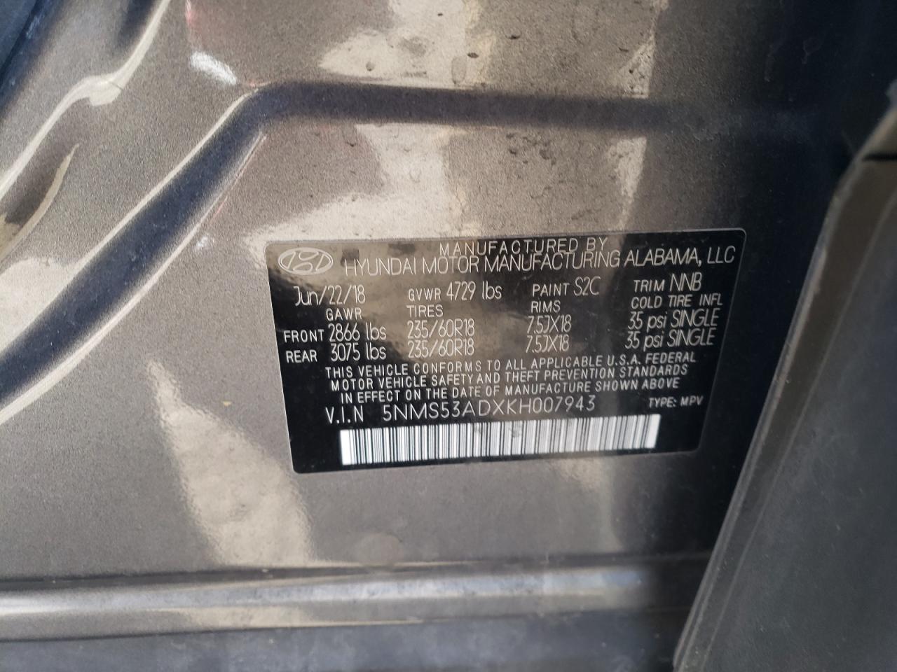 2019 Hyundai Santa Fe - Image 13