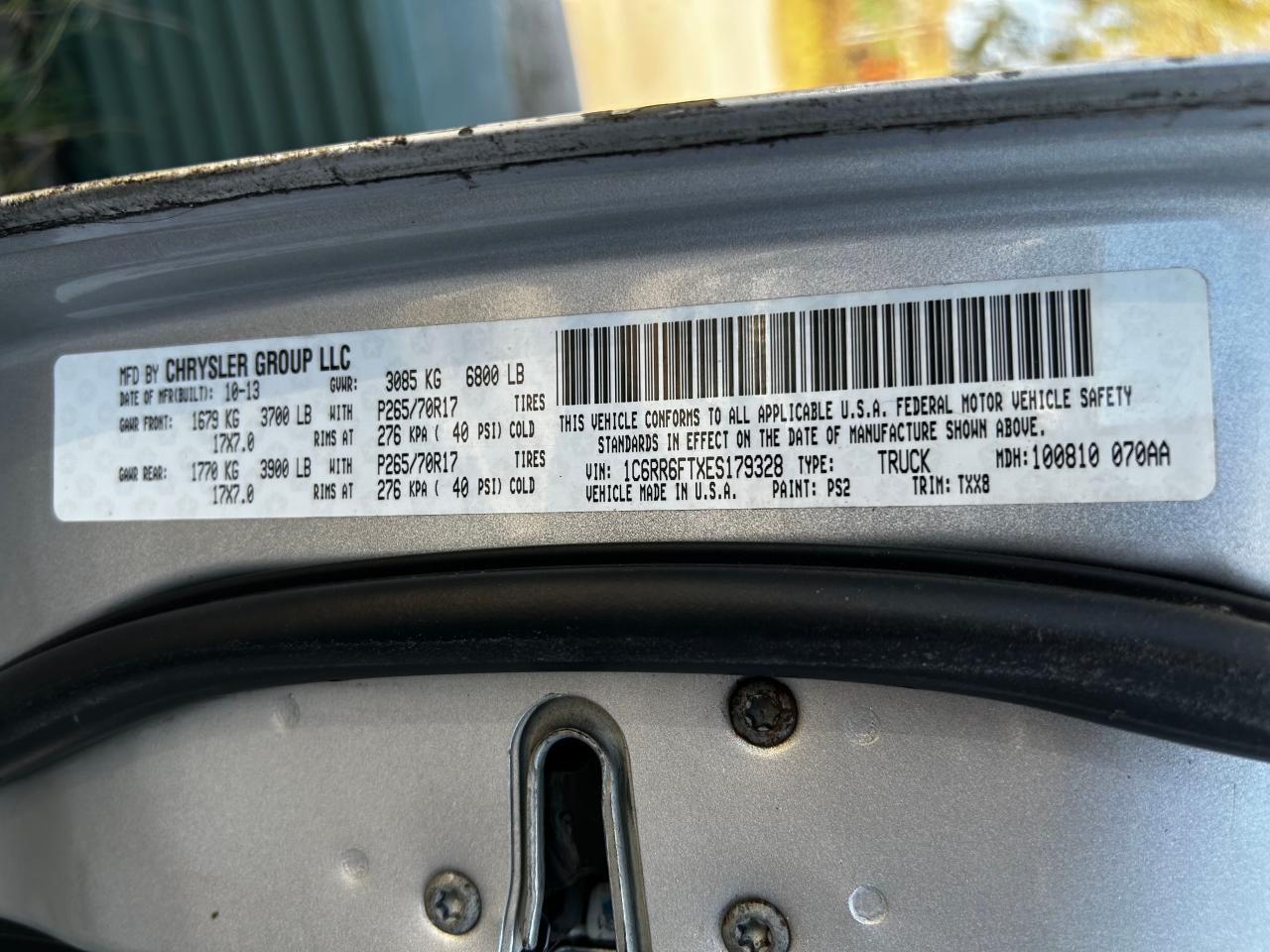 2014 RAM 1500 - Image 10