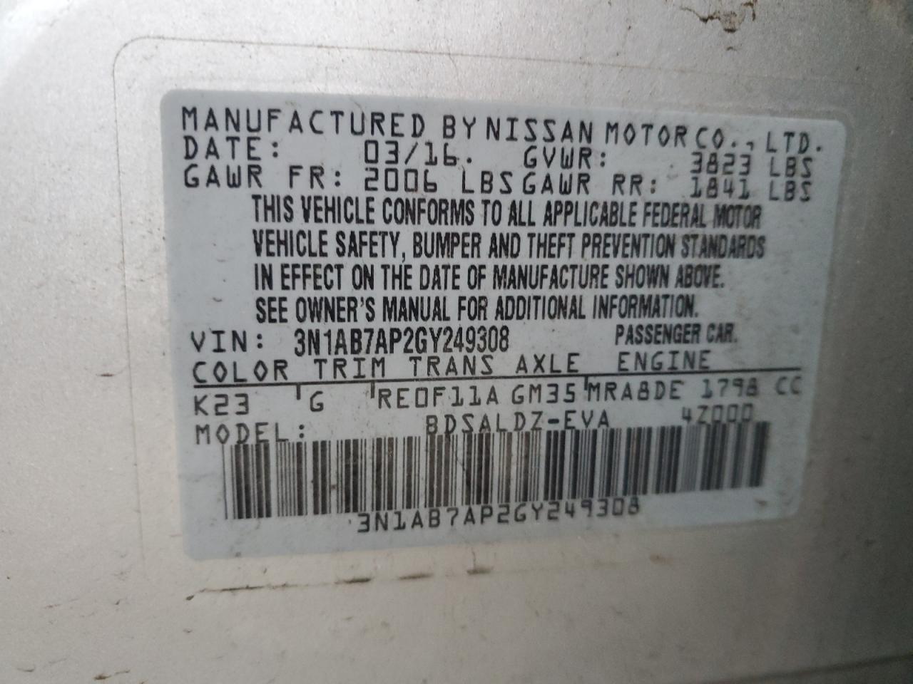 2016 Nissan Sentra - Image 12