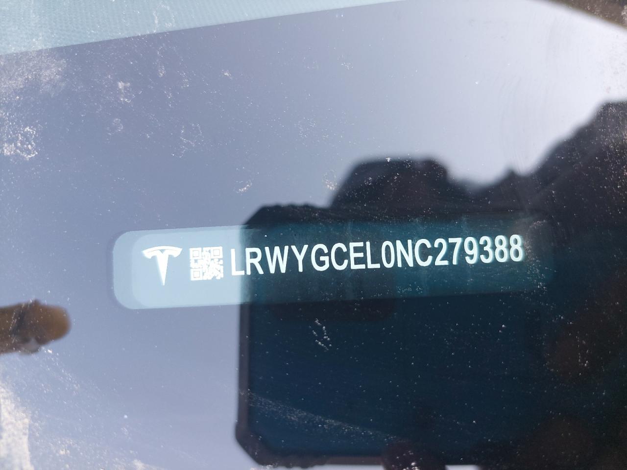 LRWYGCEL0NC279388 - 2023 Tesl Model Y - #43843695