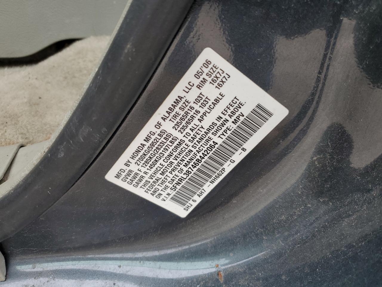 2006 Honda Odyssey - Image 13