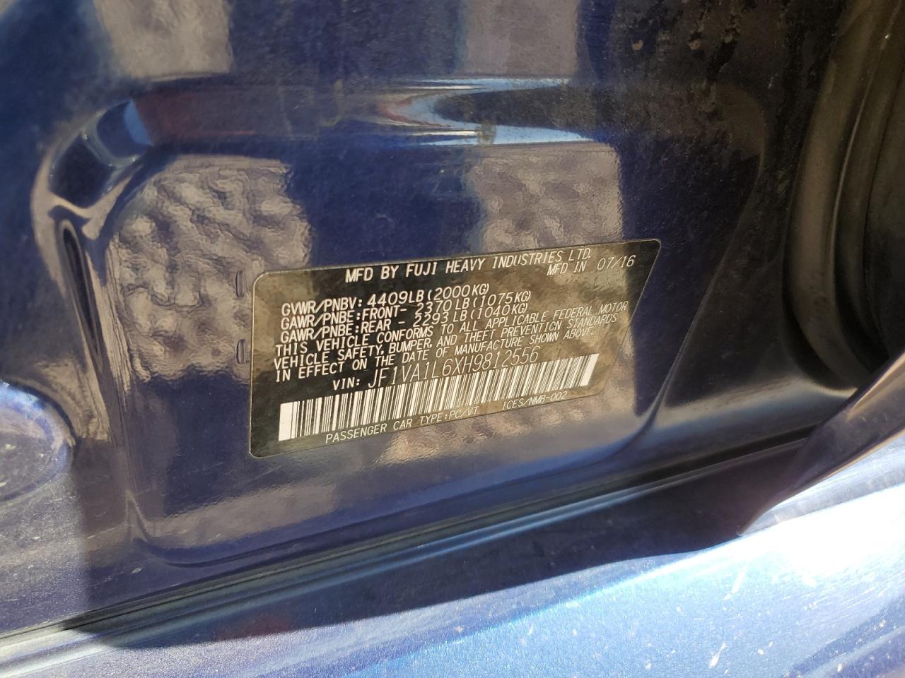 2017 Subaru WRX - Image 14