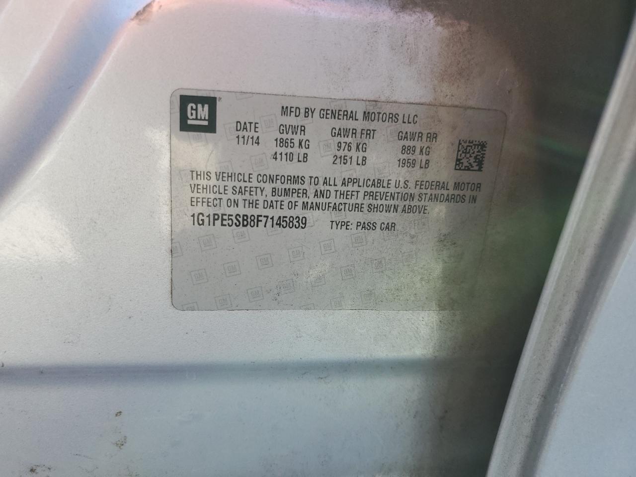 2015 Chevrolet Cruze - Image 13