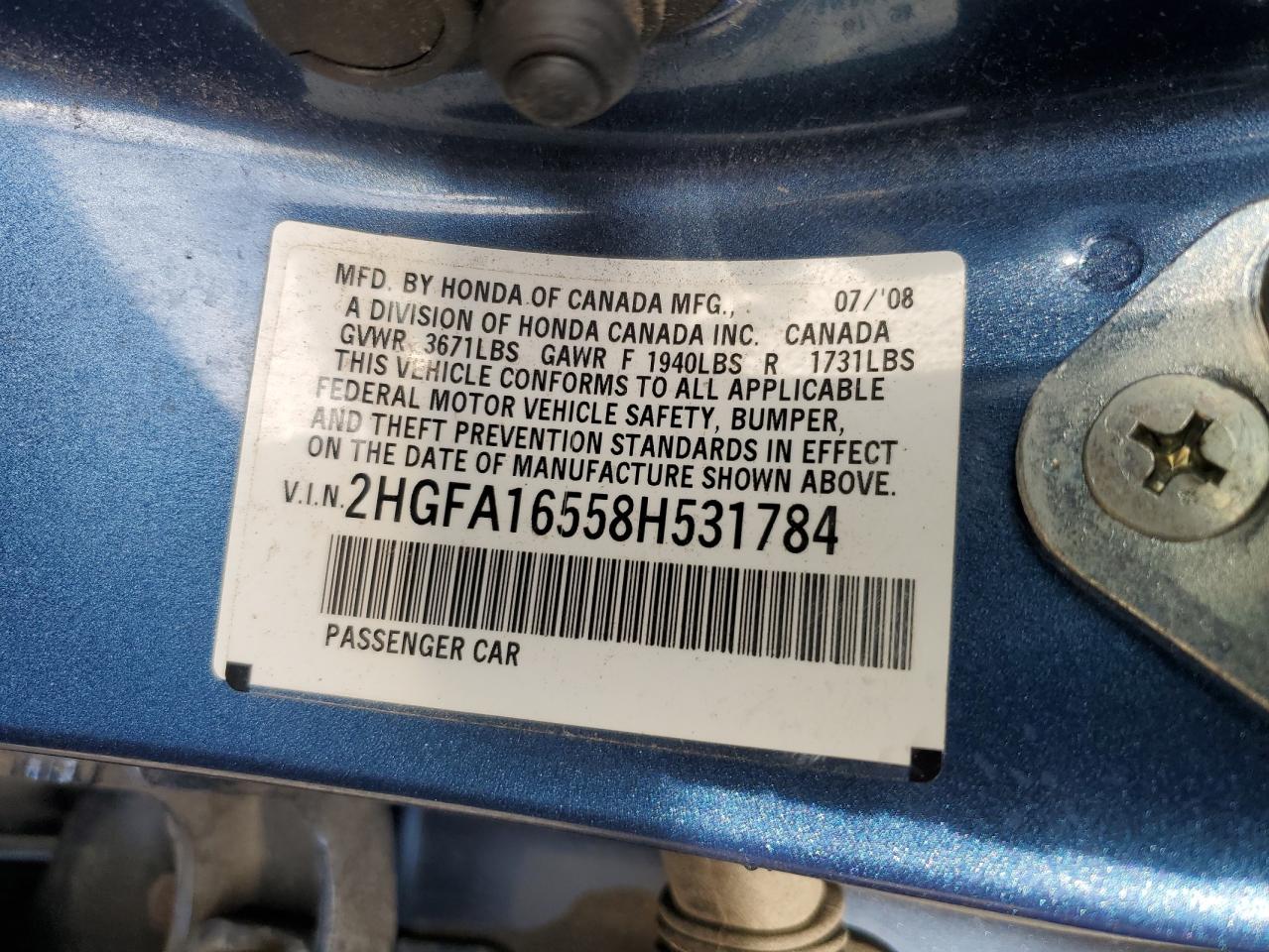 2008 Honda Civic - Image 13