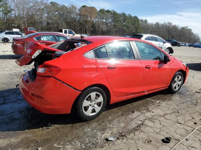  CHEVROLET CRUZE 2017 Czerwony