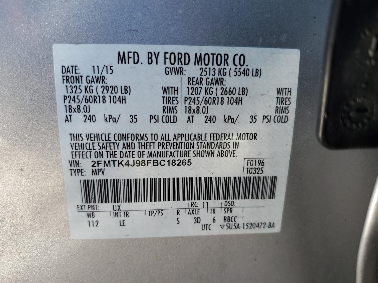 2015 Ford Edge - Image 13
