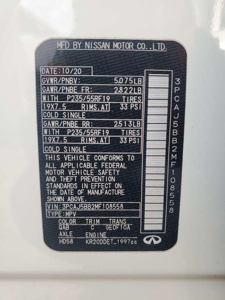 2021 Infiniti QX50 - Image 13