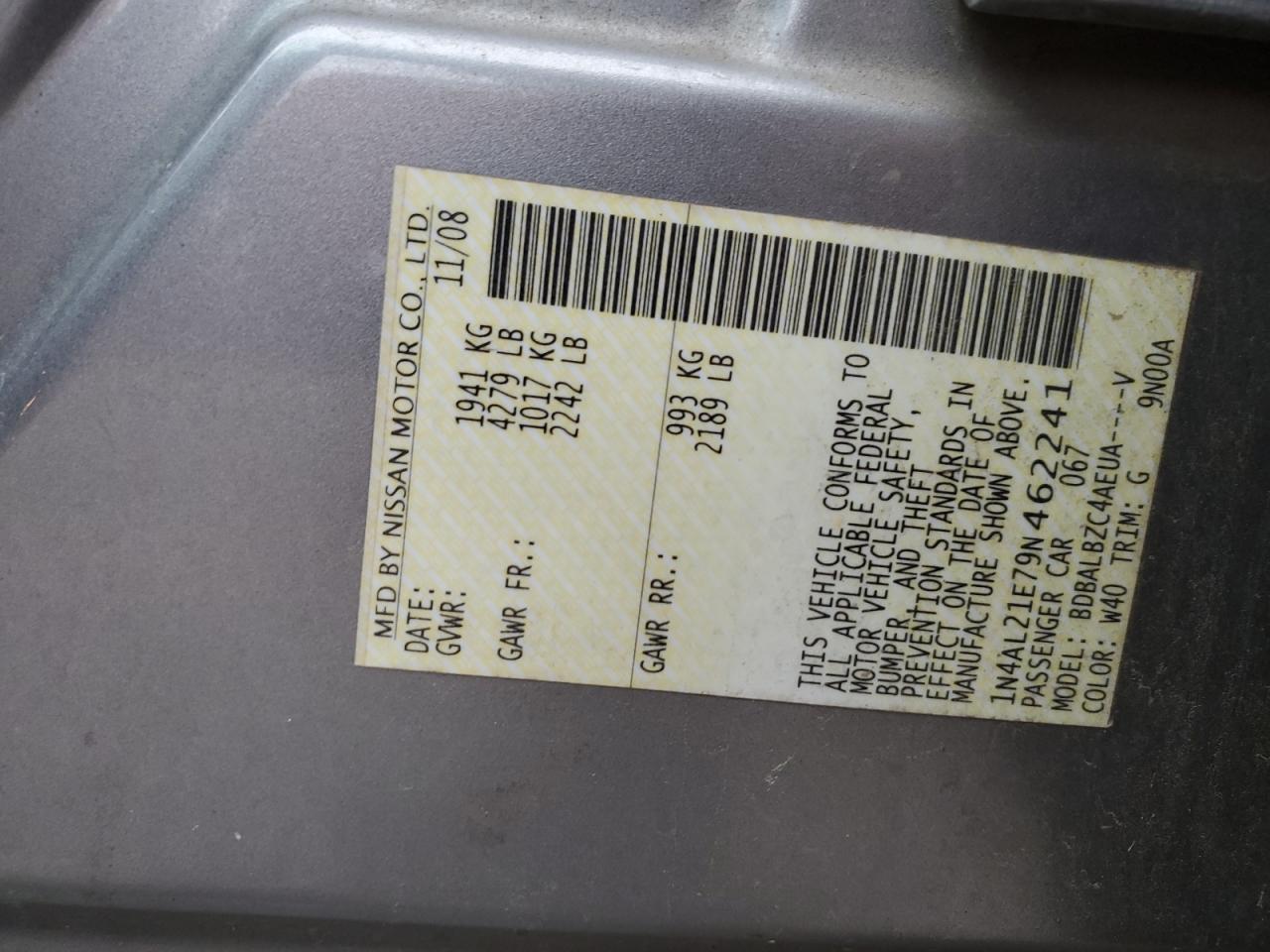 2009 Nissan Altima - Image 12