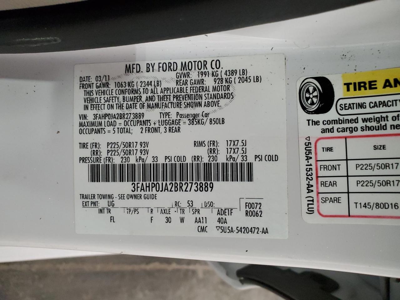 2011 Ford Fusion - Image 14