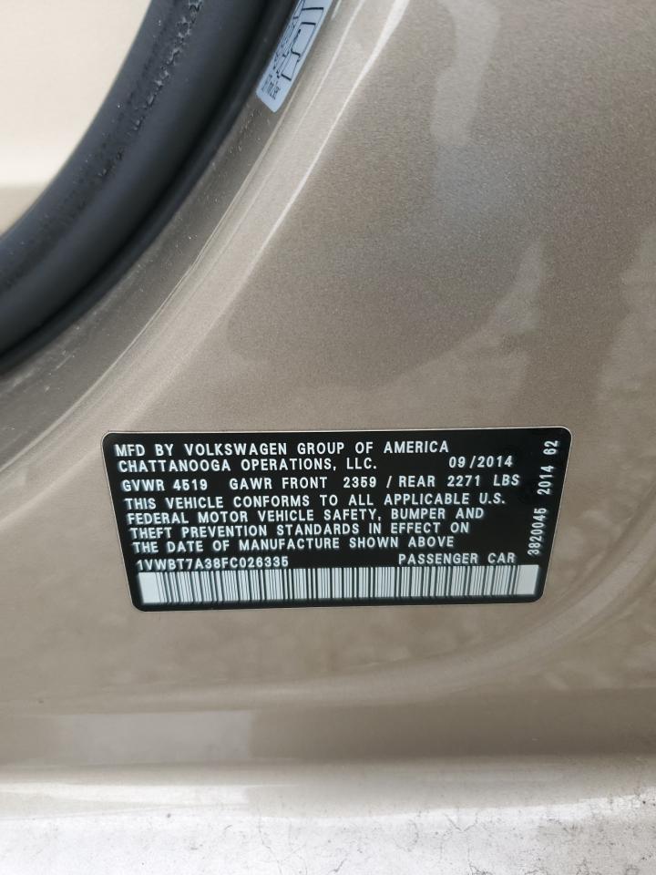 2015 Volkswagen Passat - Image 12