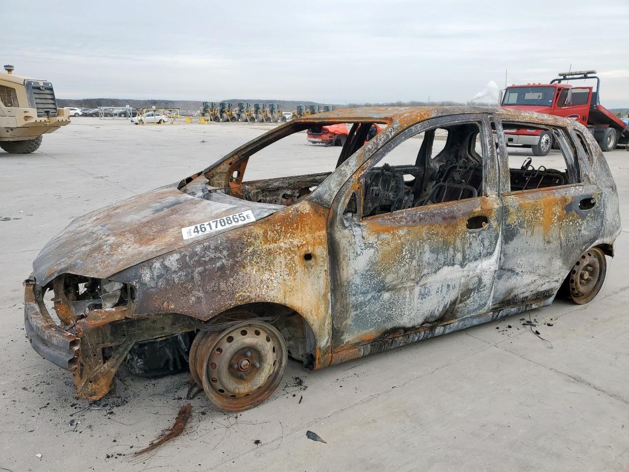 2008 Chevrolet Aveo Base იყიდება Grand Prairie-ში, TX - Burn - Interior