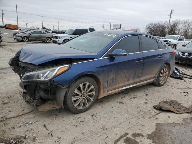 Седаны HYUNDAI SONATA 2017 Синий