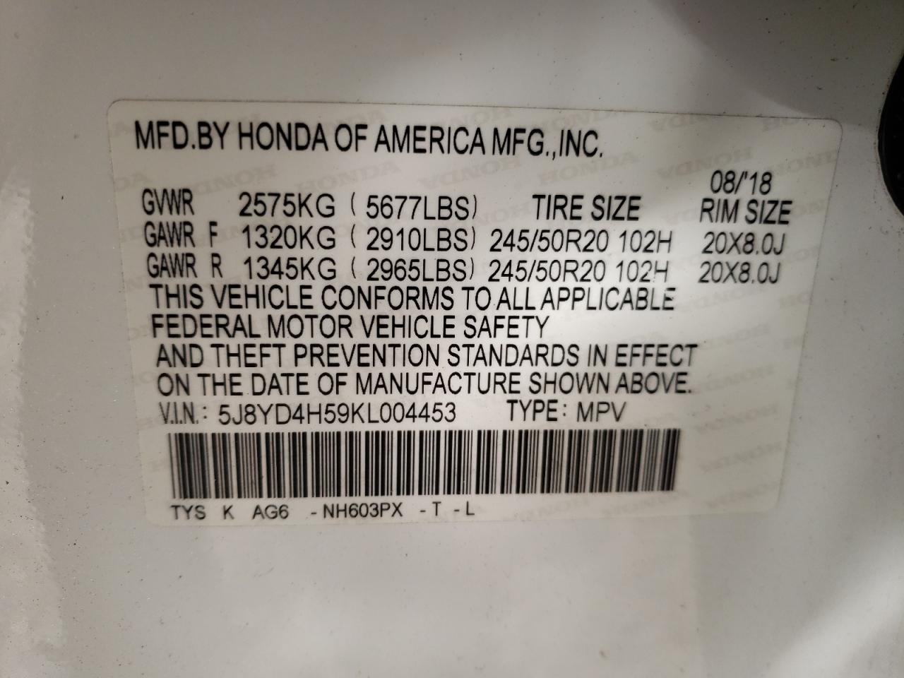 2019 Acura MDX - Image 13