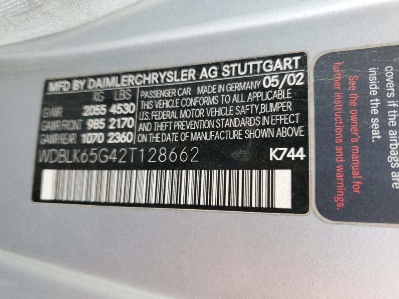 2002 Mercedes-Benz CLK-klasse - Image 12