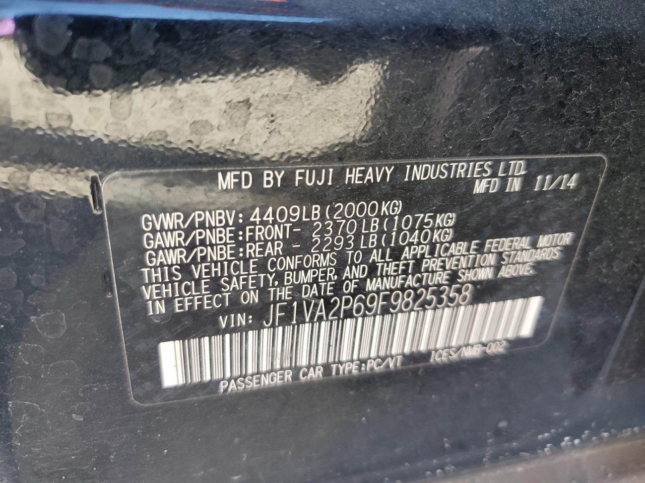 2015 Subaru WRX - Image 13