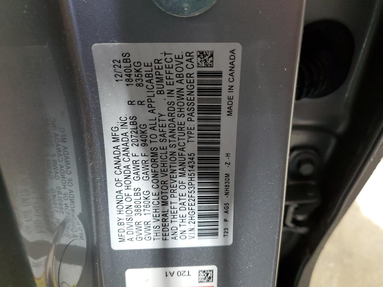 2023 Honda Civic - Image 12