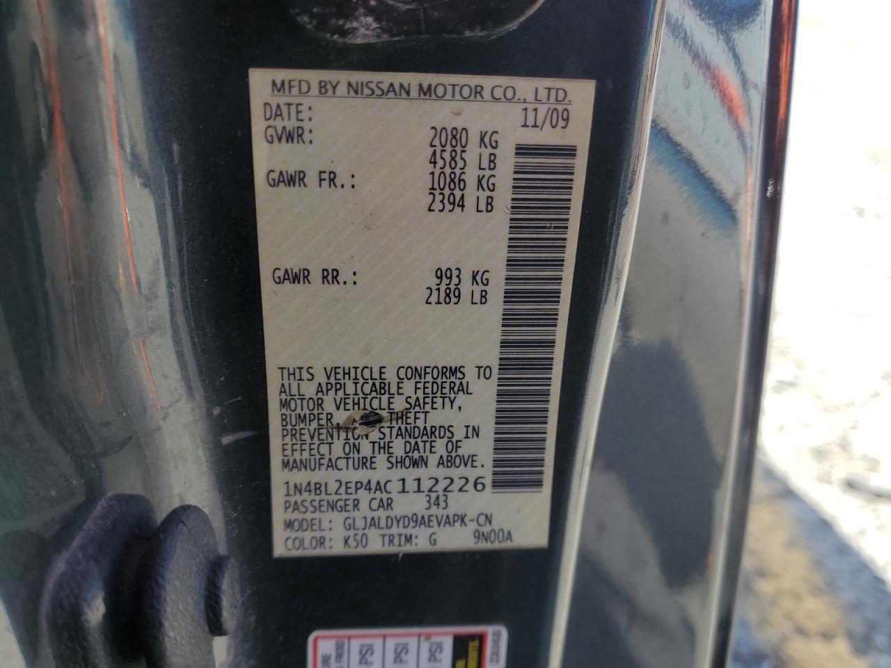 2010 Nissan Altima - Image 13