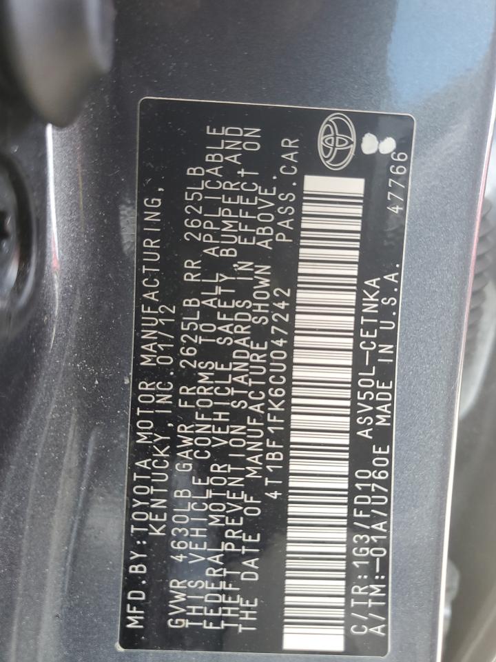2012 Toyota Camry - Image 13