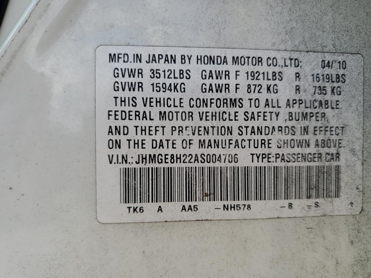 2010 Honda Fit - Image 13