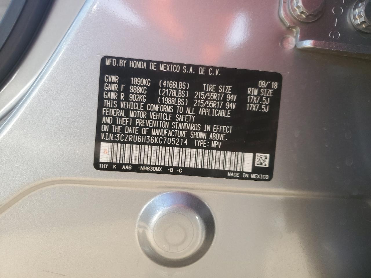 2019 Honda HR-V - Image 12