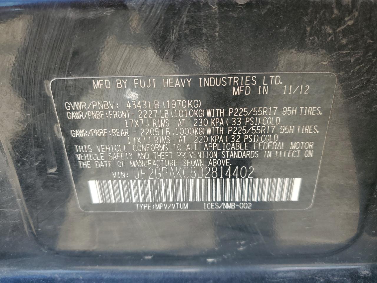 2013 Subaru XV - Image 12