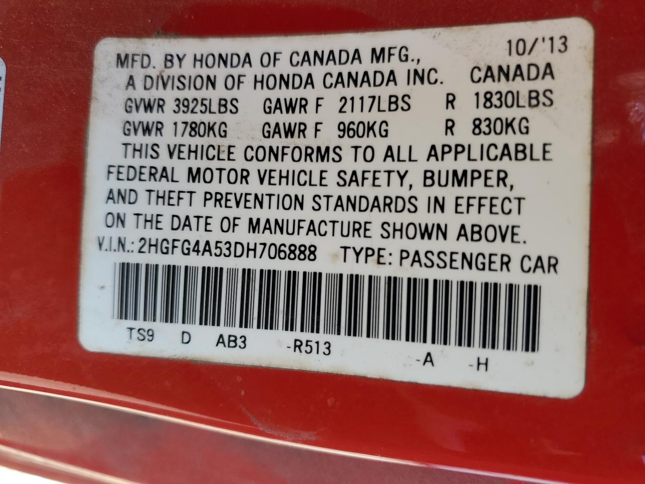 2013 Honda Civic - Image 12