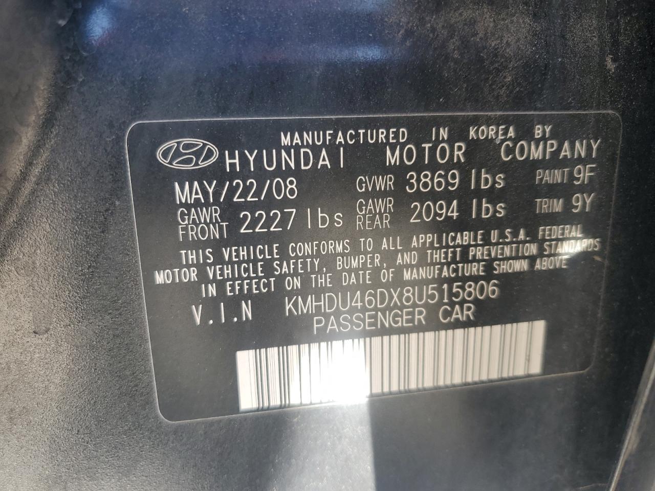 2008 Hyundai Elantra - Image 13
