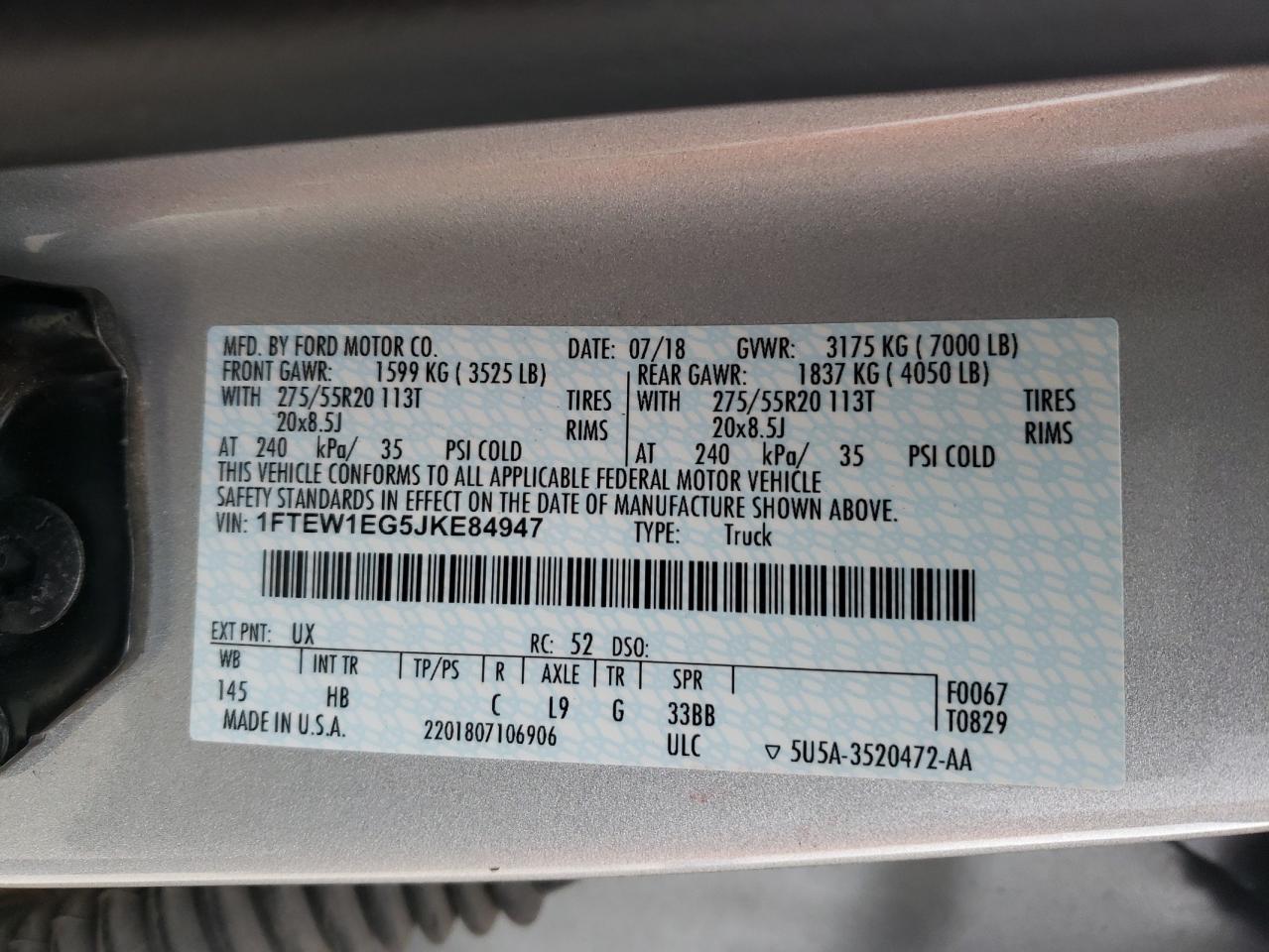 2018 Ford F-150 - Image 13