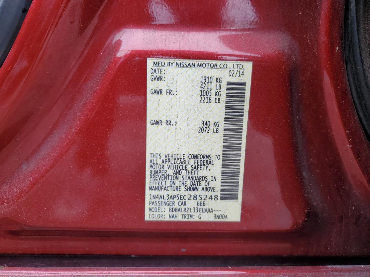 2014 Nissan Altima - Image 12