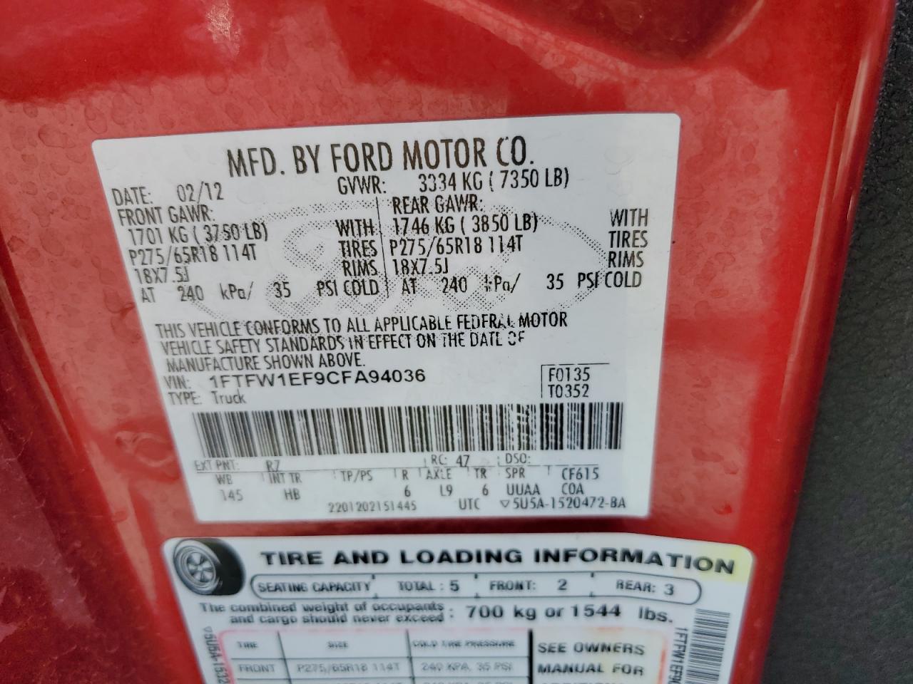 2012 Ford F-150 - Image 12