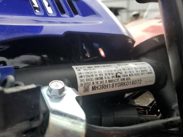  YAMAHA YZF600 2024 Синий