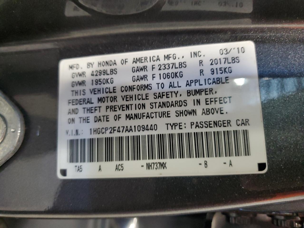 2010 Honda Accord - Image 14