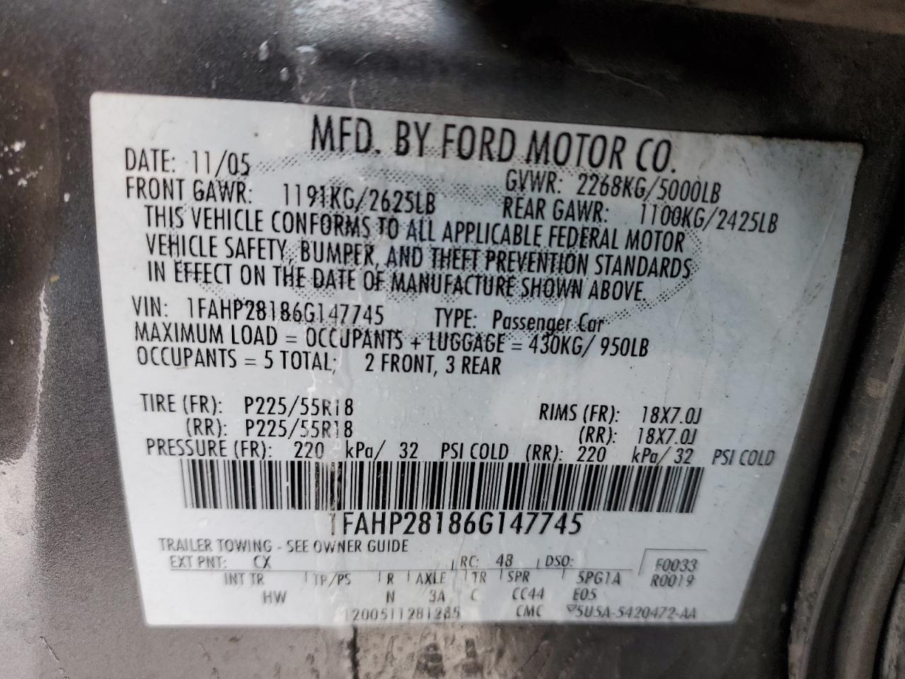 2006 Ford Five Hundred - Image 12