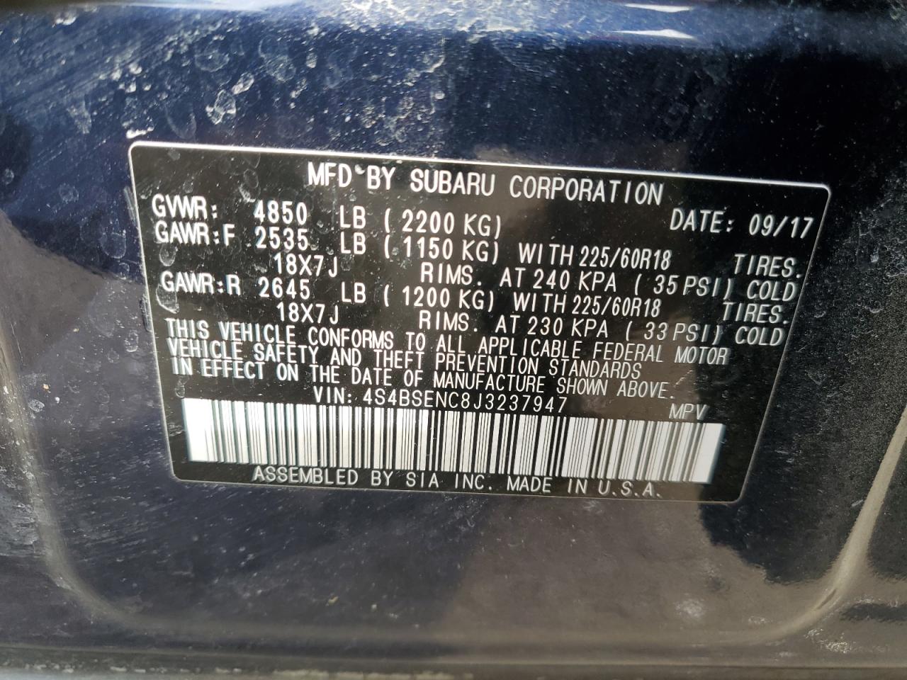 2018 Subaru Outback - Image 13