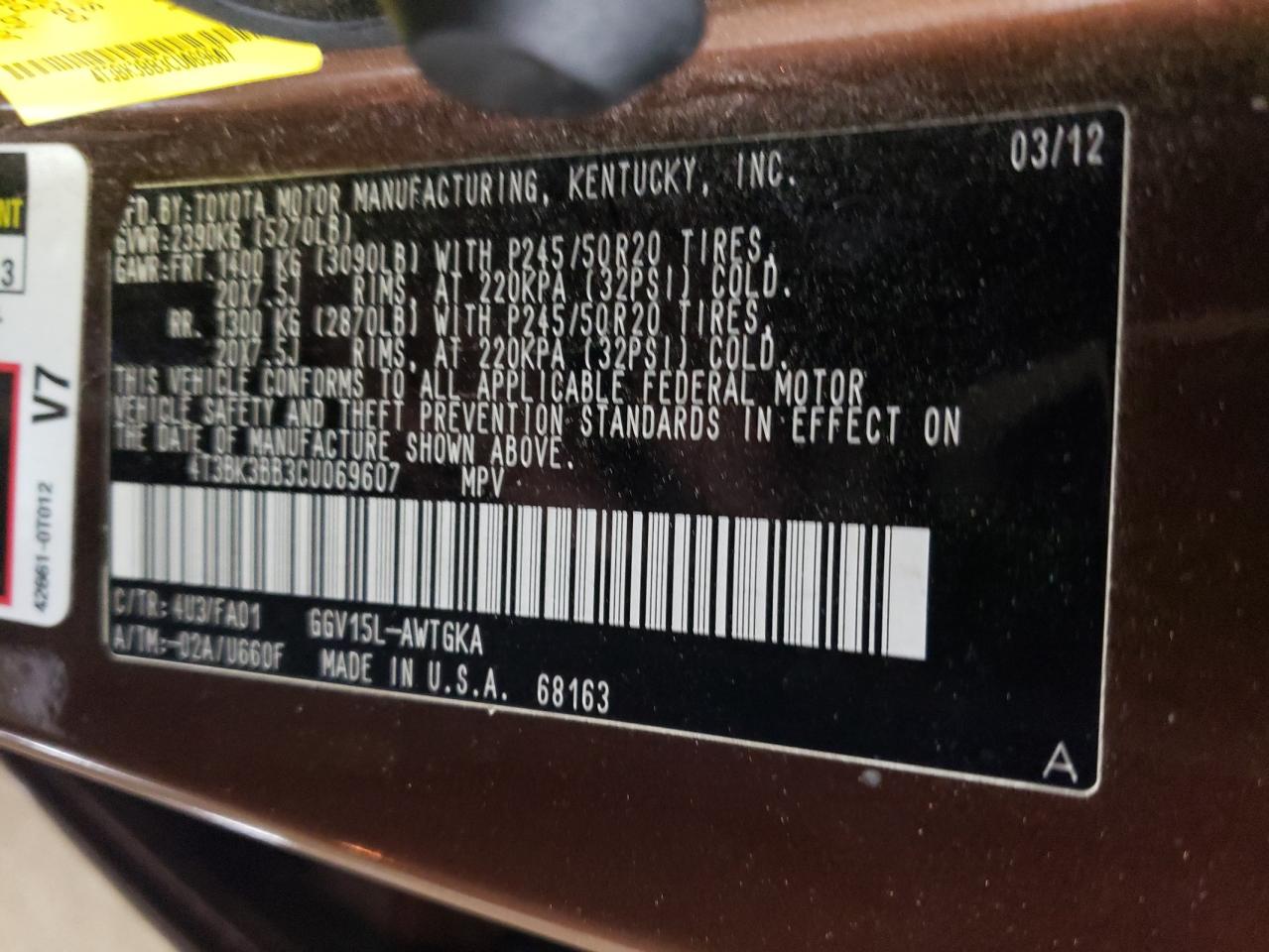 2012 Toyota Venza - Image 14