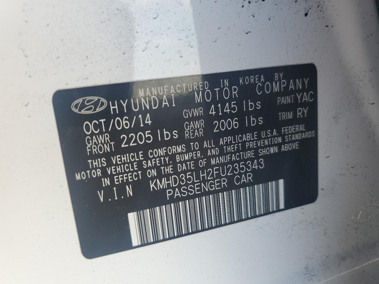 2015 Hyundai Elantra - Image 12