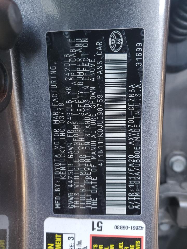 2018 Toyota Camry - Image 13