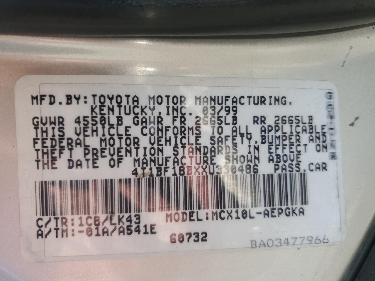 1999 Toyota Avalon - Image 12