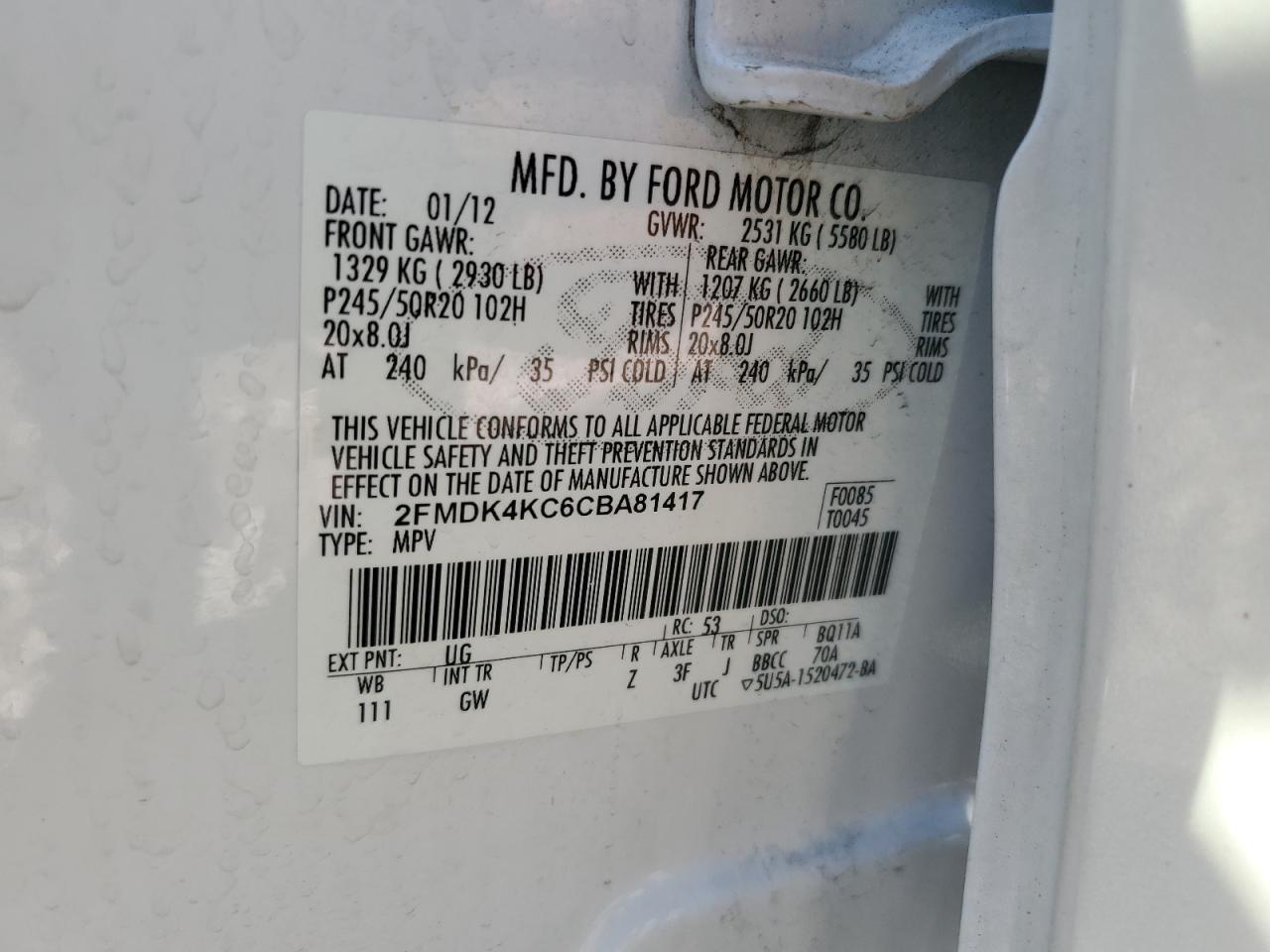 2012 Ford Edge - Image 15