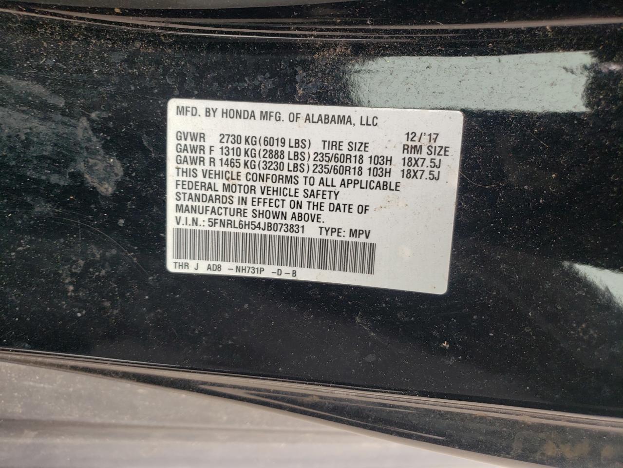 2018 Honda Odyssey - Image 13