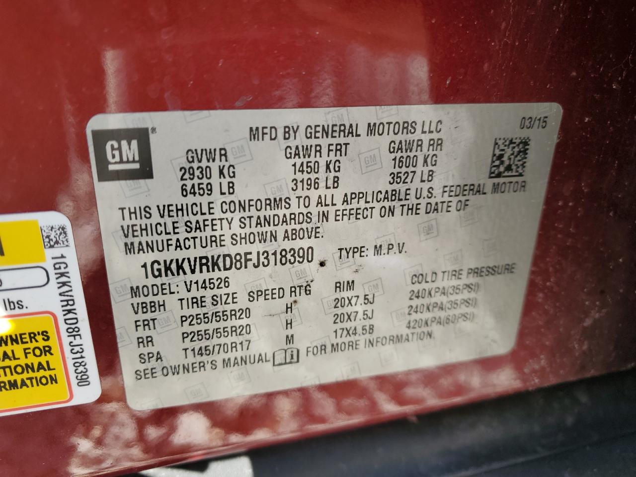 2015 GMC Acadia - Image 14