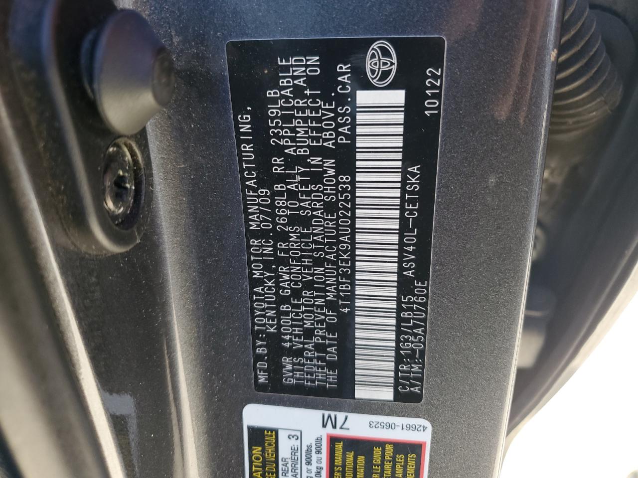 2010 Toyota Camry - Image 14