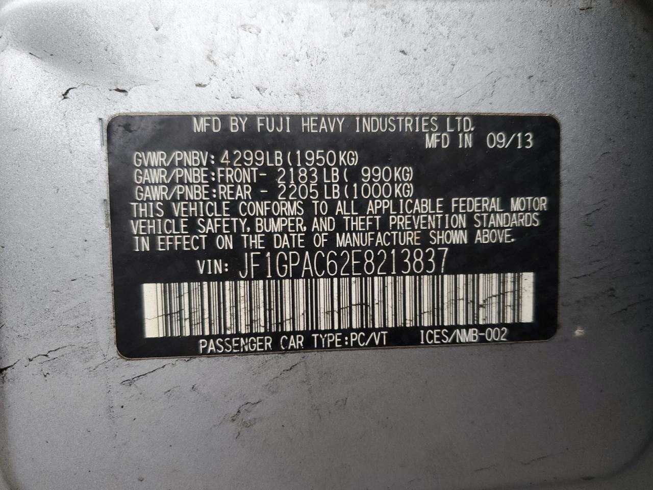 2014 Subaru Impreza - Image 12